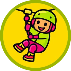 Imagem de uma tirolesa